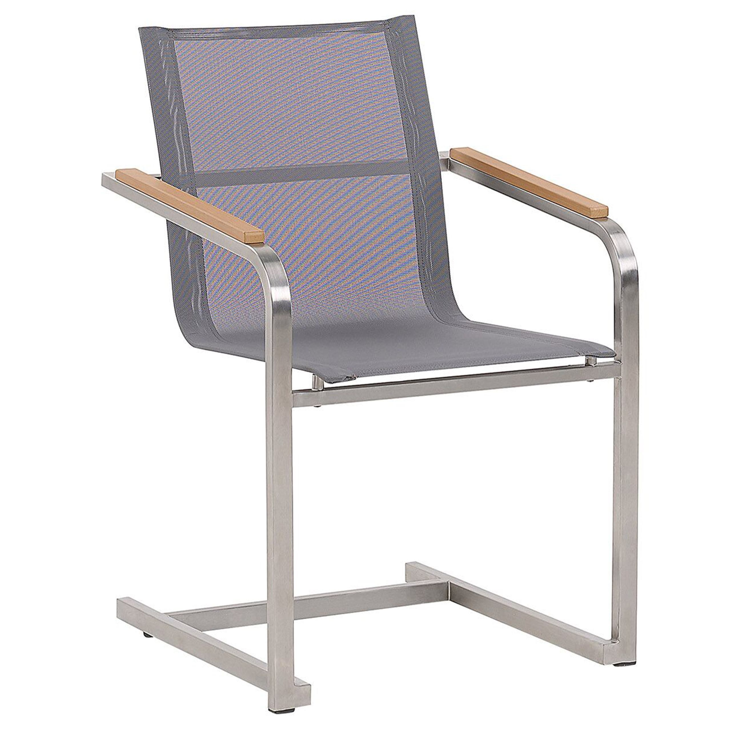 Beliani - Set de salle à manger Aluminium Gris MALETTO/COSOLETO Beliani - Image 7