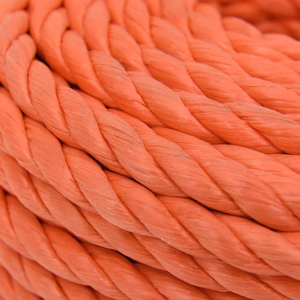 Corde de travail Orange 14 mm 50 m Polypropylène Maison Chic - Image 4