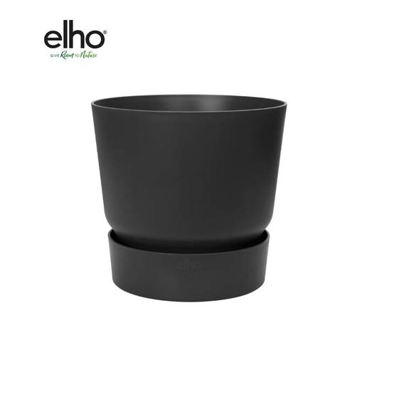 Cache-Pot Elho Greenville Noir - D39 x H37- La Green Touch - Image 2