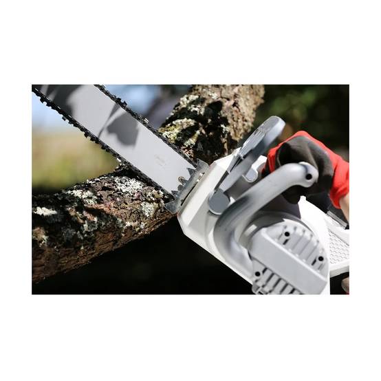 Tronçonneuse Electrique 2200W Guide 40 cm Poignée 2 mains Anti-vibration Tendeur de chaine sans outil IKRA - Image 4