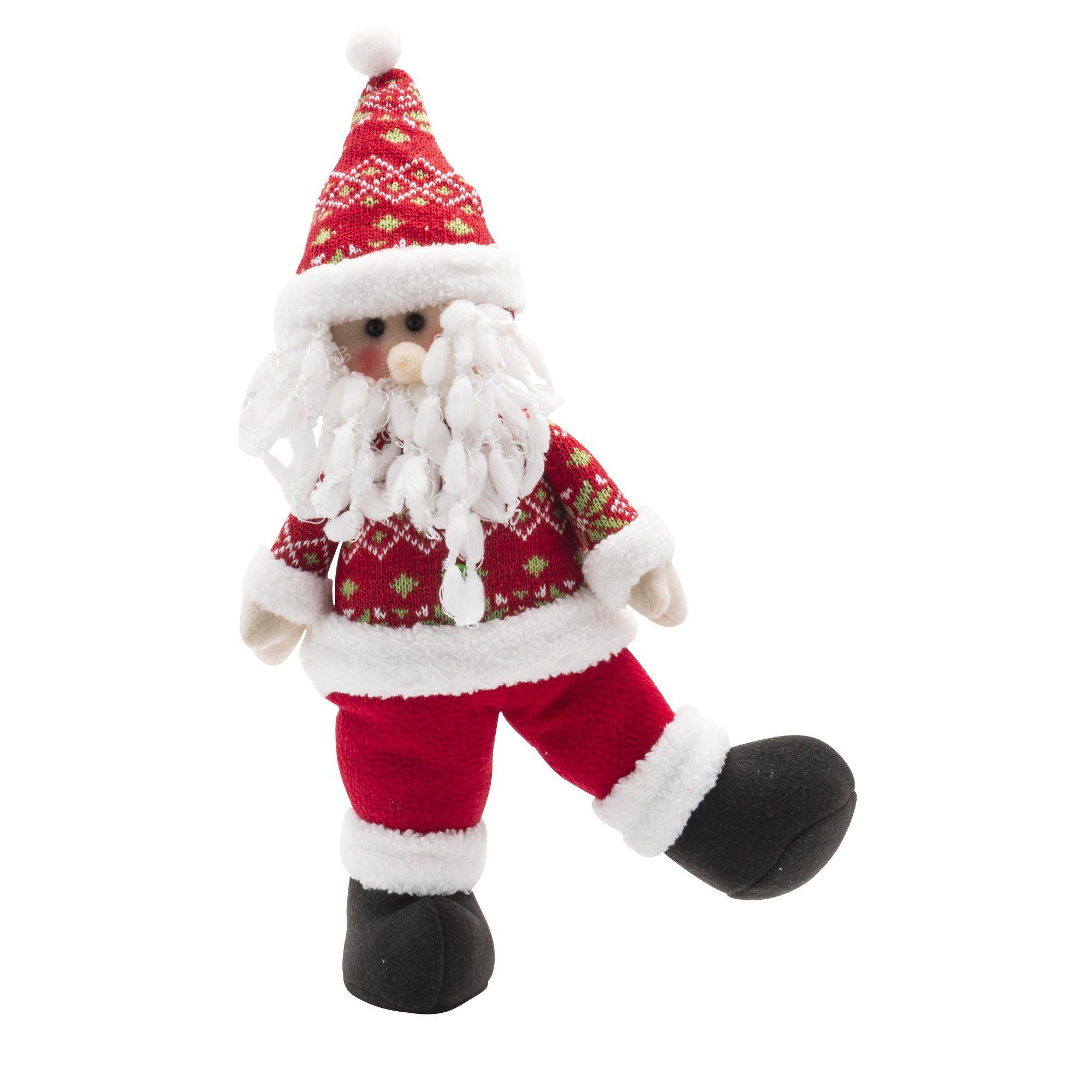 Peluche décorative Papa Noël 50cm - Image 1