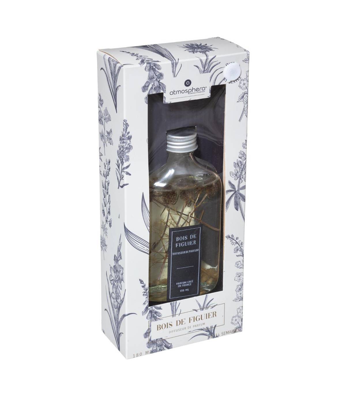 Diffuseur de parfum Bois de figuier 180 ml avec 6 bâtonnets - Image 2