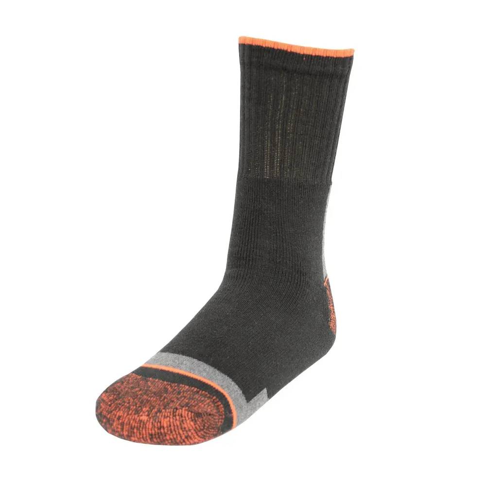 LMA - Chaussettes de travail coton LMA ELIOS (Lot de 4 paires) Noir / Rouge 46-48 - Image 7