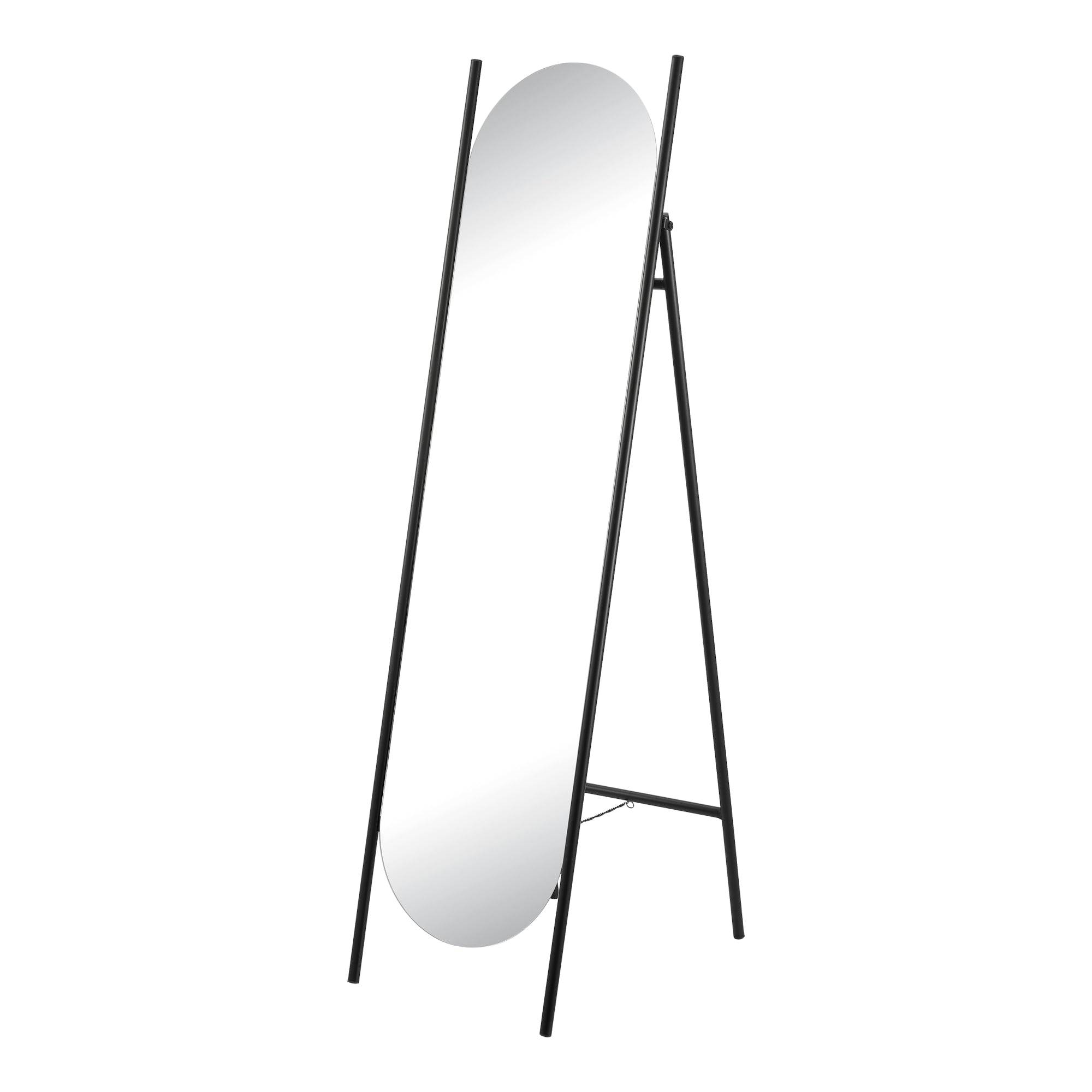 Miroir sur pied 150 x 41 x 60 cm noir - Image 1