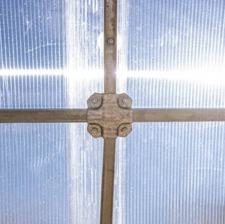 Serre KLASIKA TUBE 3 x 6 m (18 m²), 6 mm avec revêtement en polycarbonate - Image 6