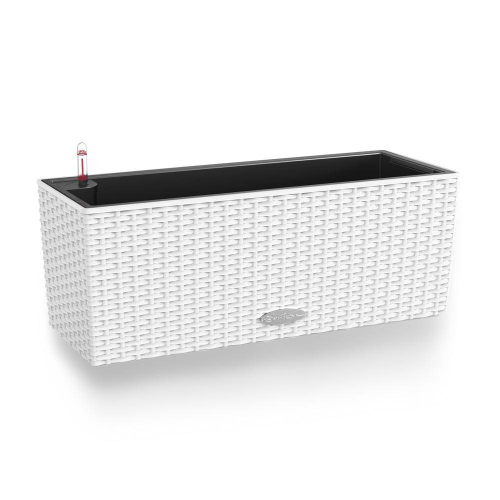 Lechuza - Pot Balconera Cottage 50 - kit complet, blanc - 50 cm Lechuza