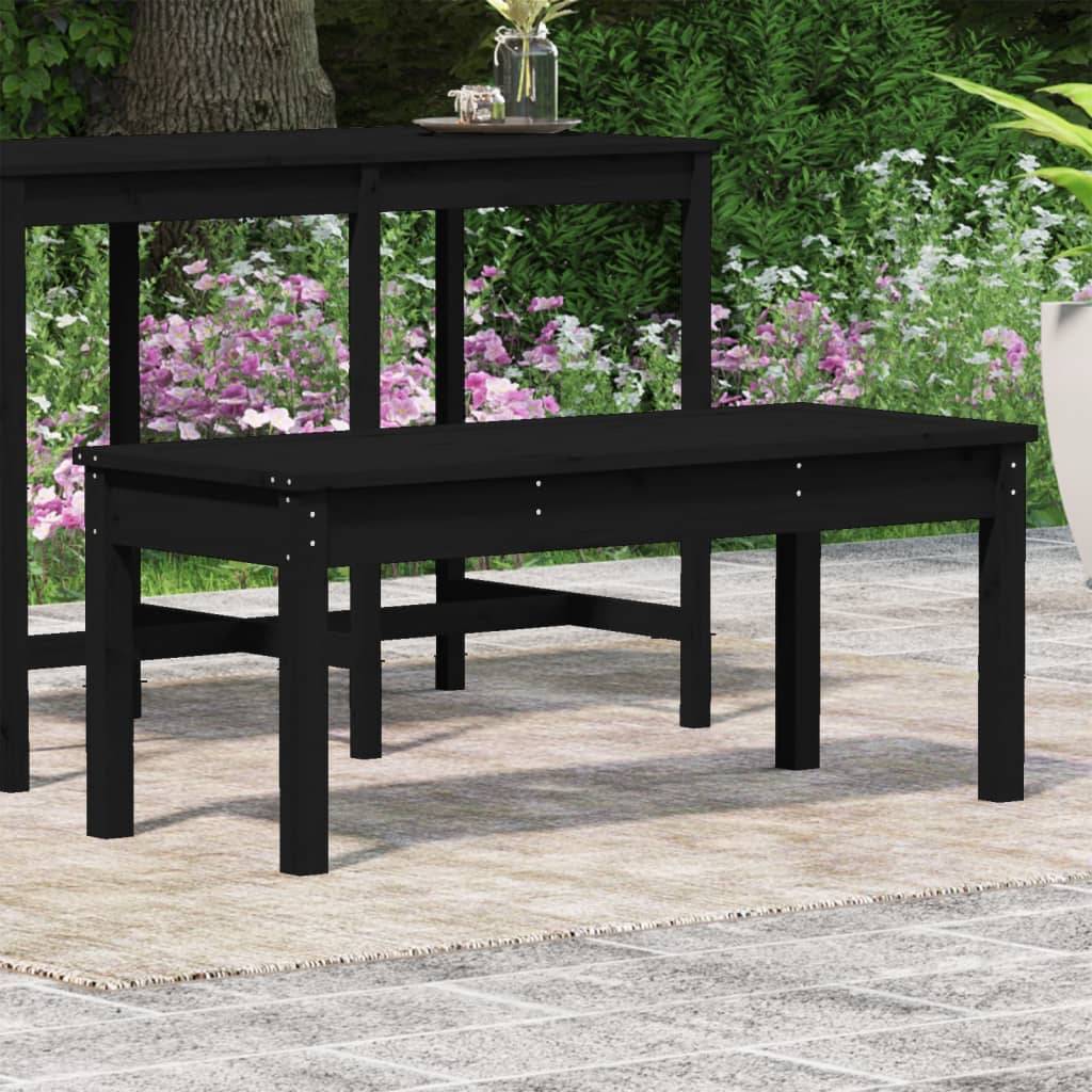 PANGIVO - Banc de jardin bois de pin noir 109 x 44 x 45 cm - PANGIVO - Image 3