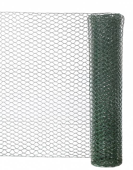 Centrale Brico - Grillage pour animaux triple torsion vert, H.1 x L.3 m, maille H.13 x l.13 mm Centrale Brico