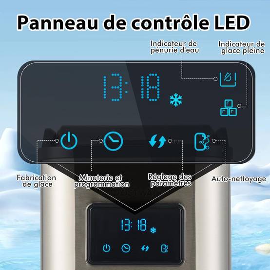 Machine à glaçons GoveeLife Smart Nugget Pro - Android Actu Machine à glaçons GoveeLife Smart Nugget Pro - Android Actu