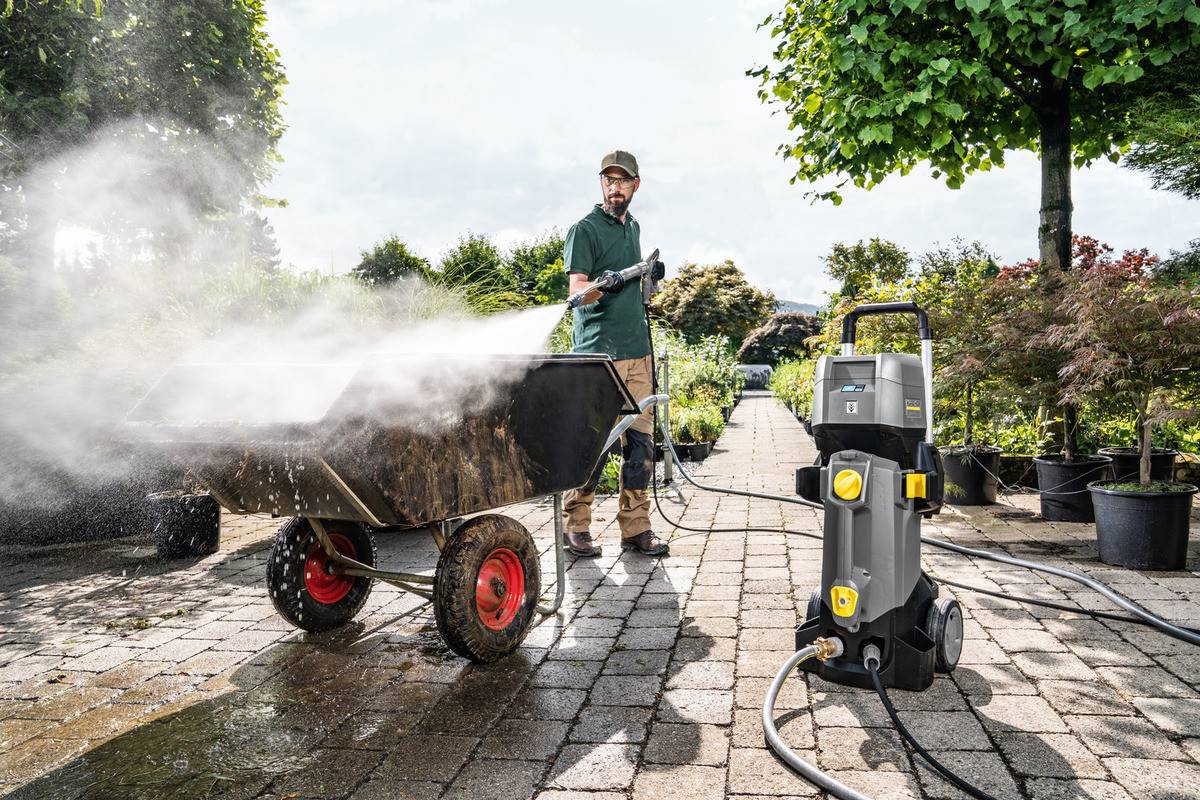 Nettoyeur haute pression 36V HD 4/11 C Bp KARCHER - Pack 2 batteries + chargeur - 1.520-925.0 - Image 3