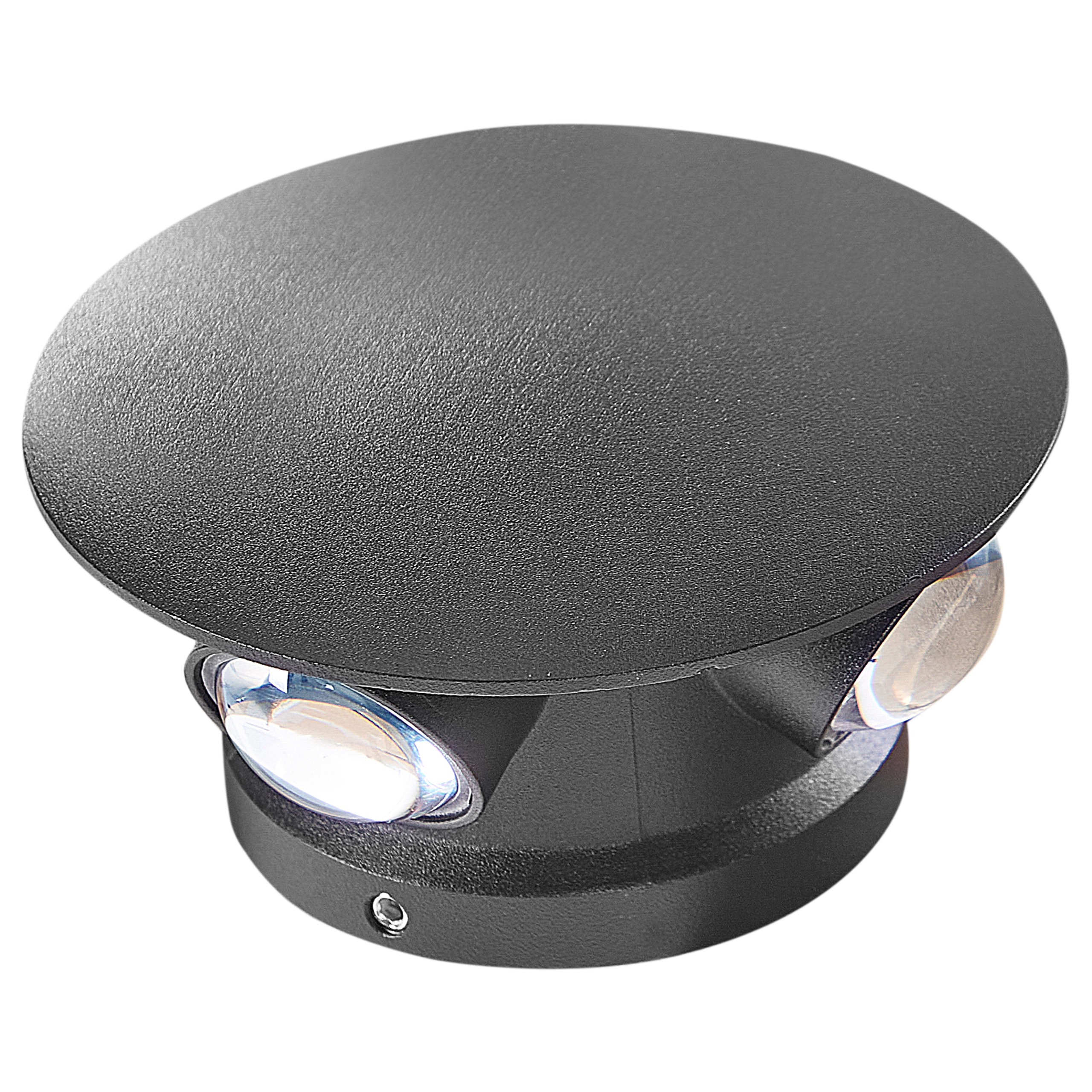 Beliani - Lampe murale pour l'extérieur Aluminium Noir MAURICE - Beliani - Image 3