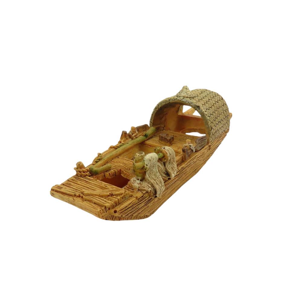 animallparadise - Bateau Pagode model 3 S, 14.5 x 5 x 5.5 cm, décoration aquarium - Image 3