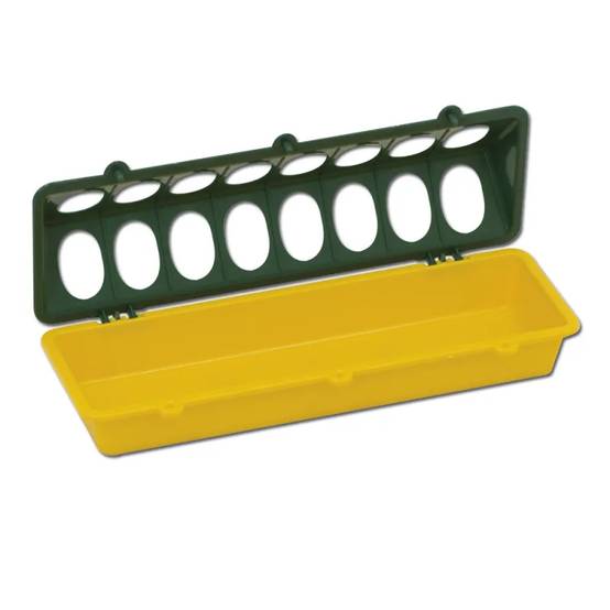 Olba - Mangeoire volaille plastique à trous 30cm