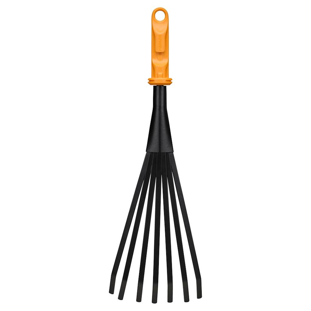 Fiskars - Petit râteau à feuilles - OneClick 12 cm - nettoyage précis des massifs - Image 1