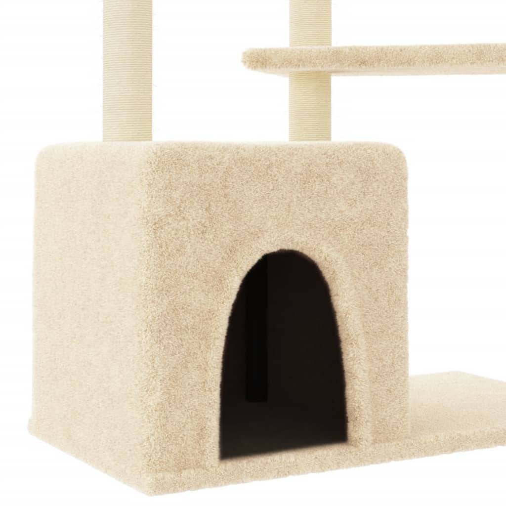 Vidaxl - Arbre à chat avec griffoirs en sisal crème 107,5 cm vidaXL 172070 - Image 4