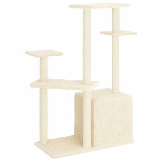 Vidaxl - Arbre à chat avec griffoirs en sisal crème 107,5 cm vidaXL 172070 - Image 6