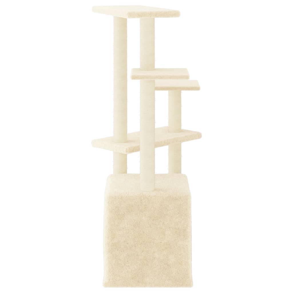 Vidaxl - Arbre à chat avec griffoirs en sisal crème 107,5 cm vidaXL 172070 - Image 5