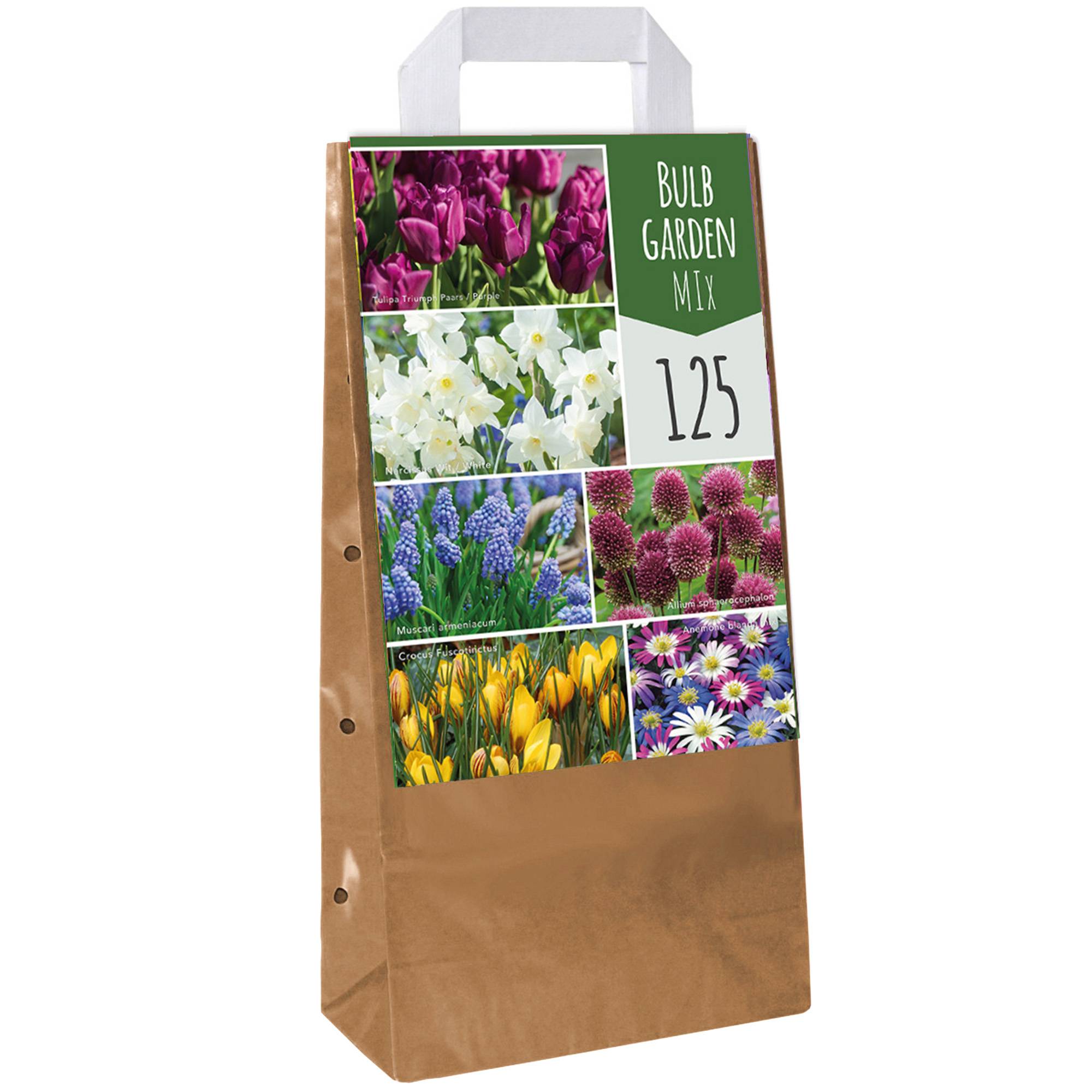 Gardenersdream - Mélange de bulbes de jardin - Tulipe, Anémone, Crocus, Muscari, Narcisse, Allium (125 bulbes) - Image 1
