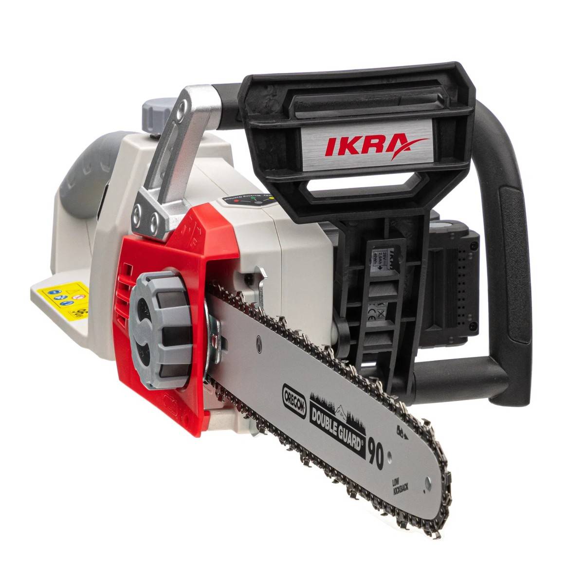 Tronçonneuse sans fil 40V - Guide OREGON 35,5 cm - 2 batteries lithium 2.0Ah - Chargeur Double - Tendeur de chaine rapide IKRA - Image 7