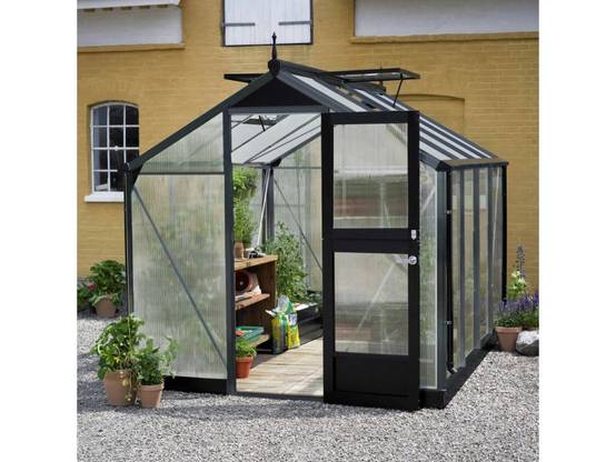 Juliana - Serre en polycarbonate 8,2 m² Compact, anthracite - Juliana - Image 1