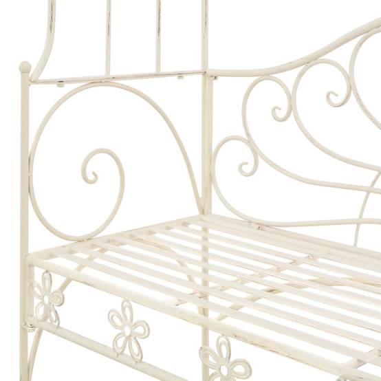 Prolenta Premium - Banc de jardin Blanc 43 X 122 cm - Prolenta Premium - Image 5