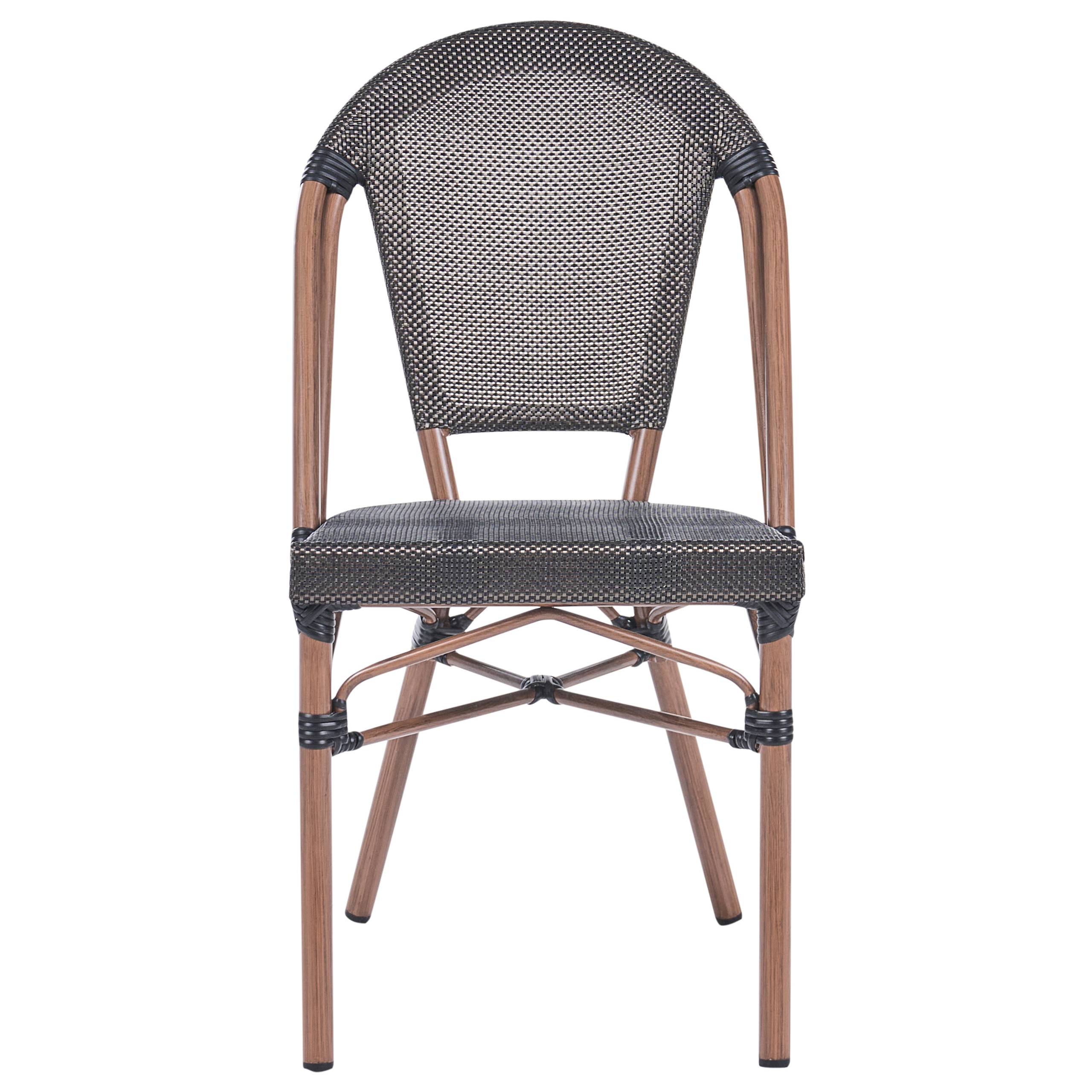 Beliani - Chaise de jardin Polyrotin Gris RIFREDDO - 46x57x88- Beliani - Image 4