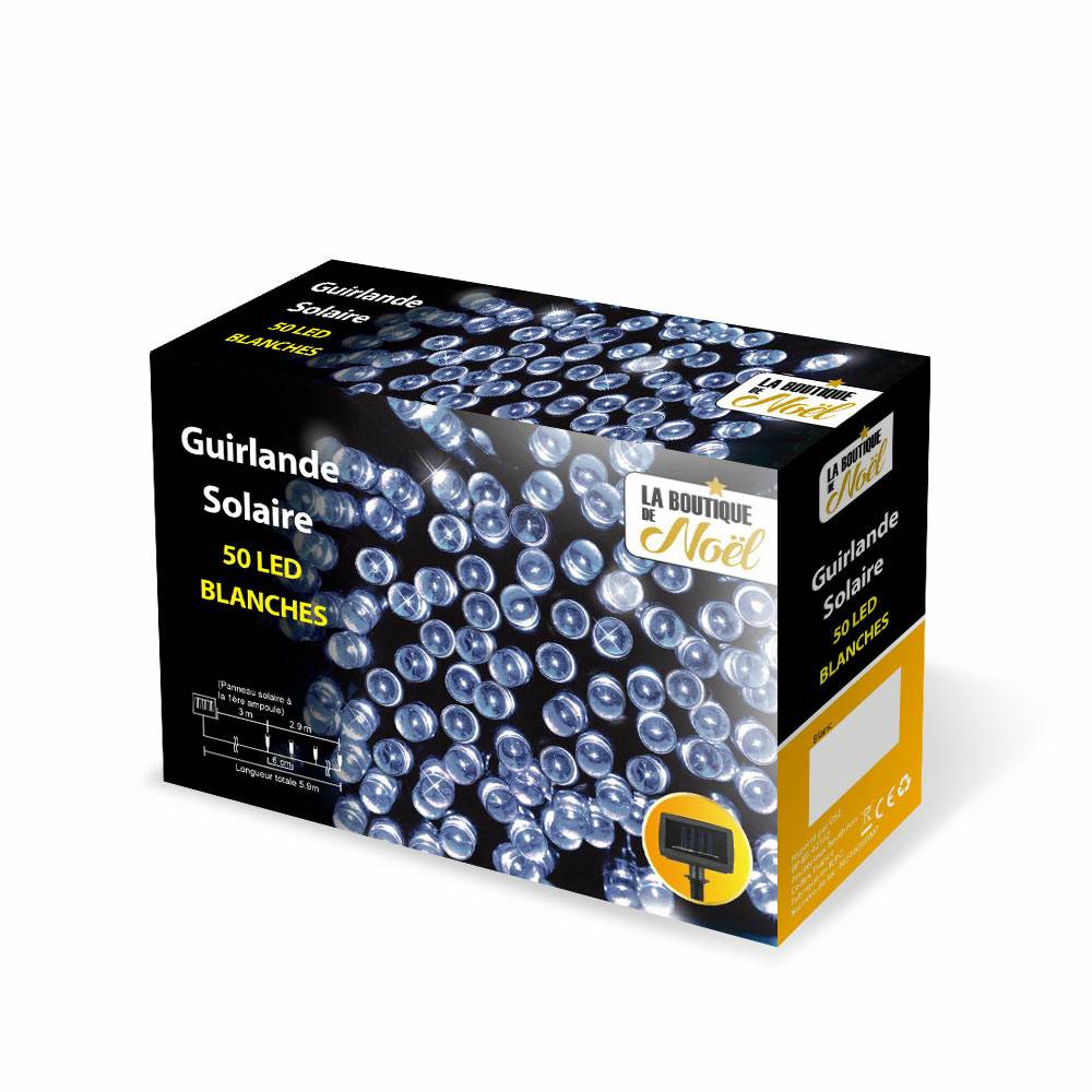Guirlande solaire à LED multifonction - Image 1