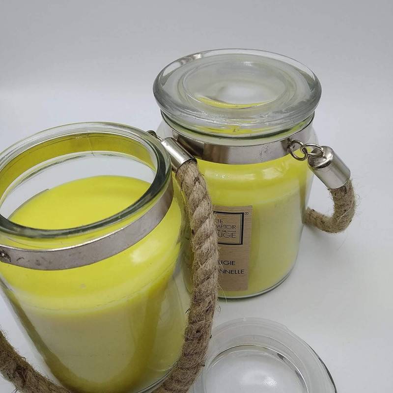 Bougie Parfumée Citronnelle pot en verre 500g - Image 4