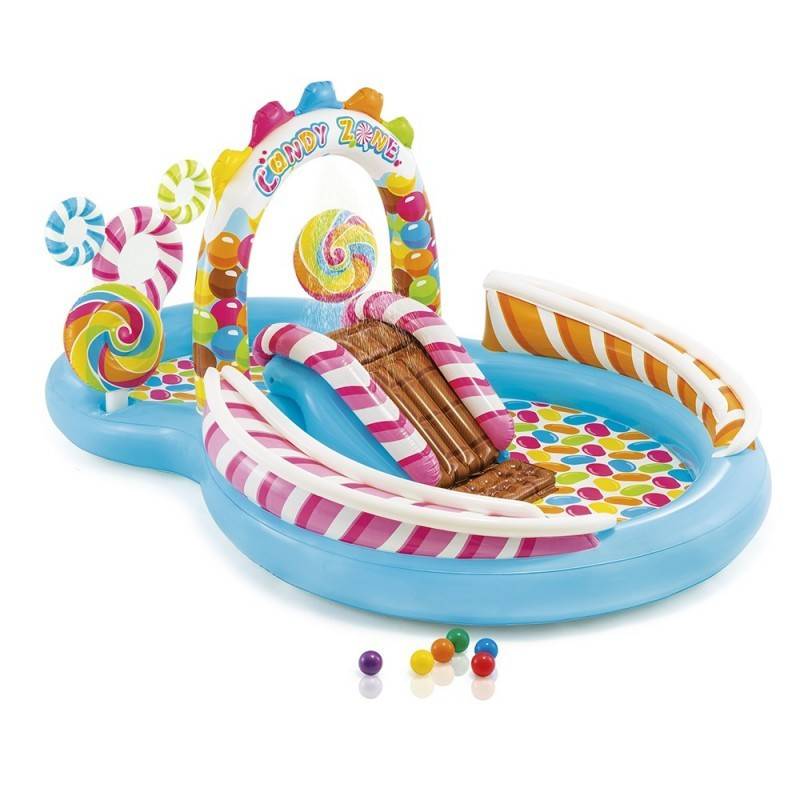 Intex - Aire de jeux gonflable royaume des bonbons Intex - Image 1