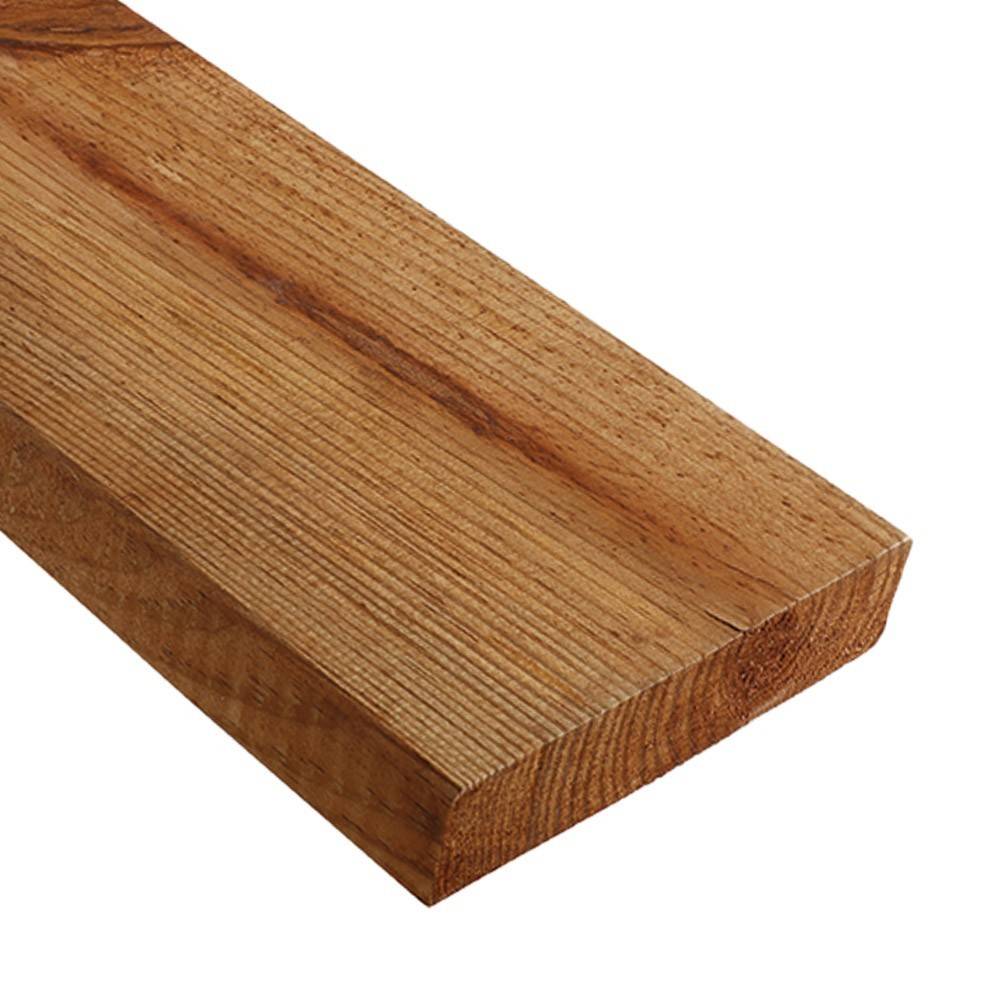 Decklinea - Kit Terrasse Bois ELVA 10m2 - 42 Lames de Terrasse (200 x 12 x 2.8 cm) - Traite CL3 - Marron - Garantie 10 ans -Surface Lisse - Image 2