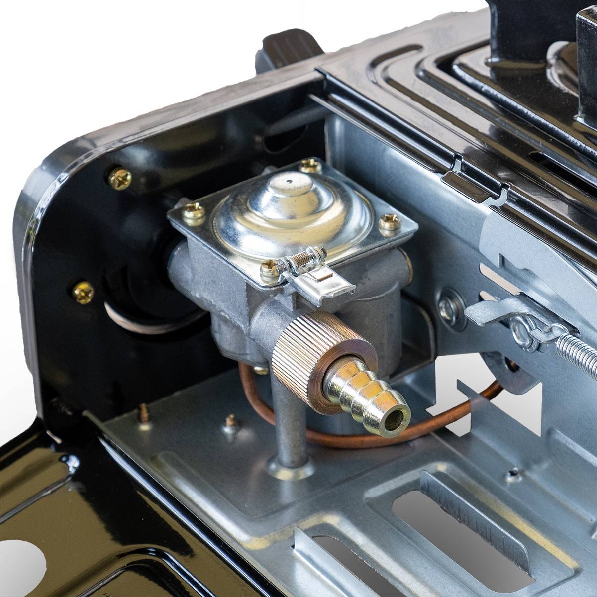 Réchaud à gaz portable + 4 cartouches de gaz Camping + Mallette incluse - Image 7