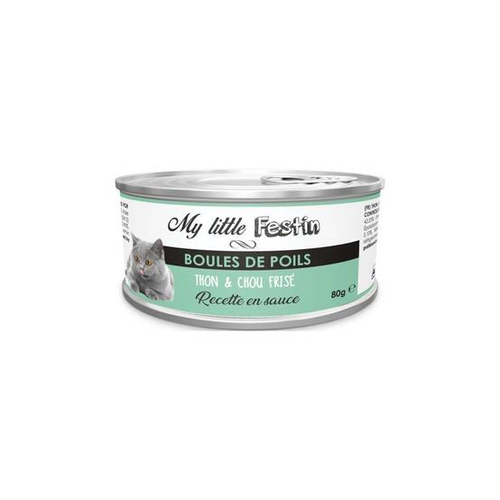 My Little Festin - Pâtée Chat Boule De Poils 80 g