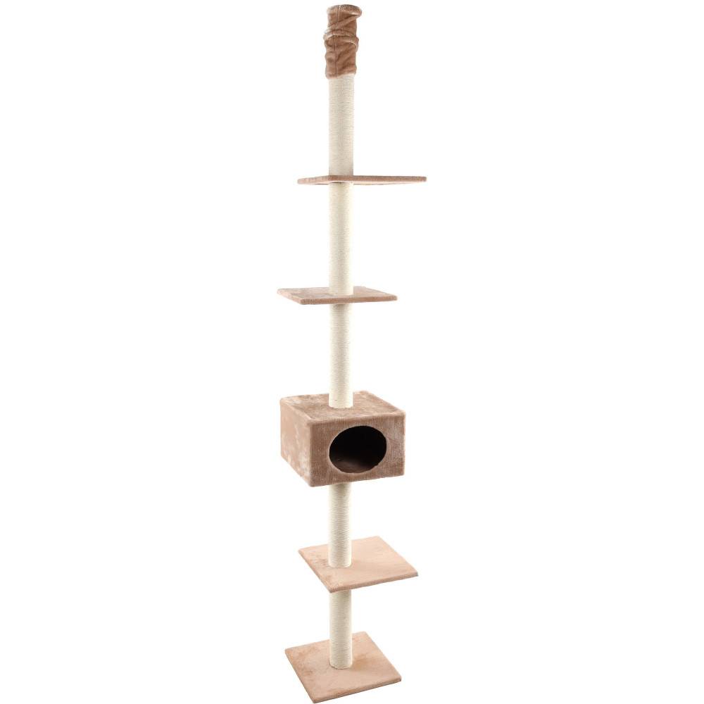 Flamingo - Arbre à chat beige du sol au plafond 2,48 à 2,63 mètre - Image 2