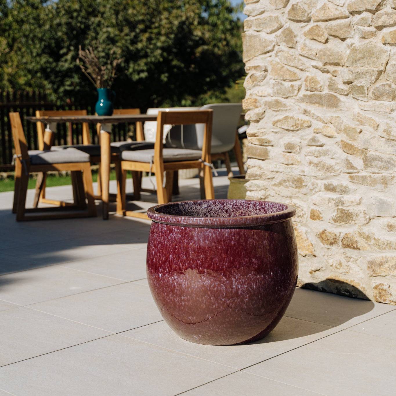 Provencelia - Pot NEWTON 55x46cm violet clair - Image 3