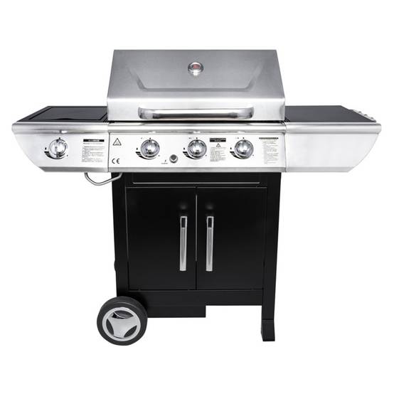 Somagic - Barbecue au gaz BALTIMORE - 3 brûleurs 10,5kW + réchaud - SOMAGIC - Image 2