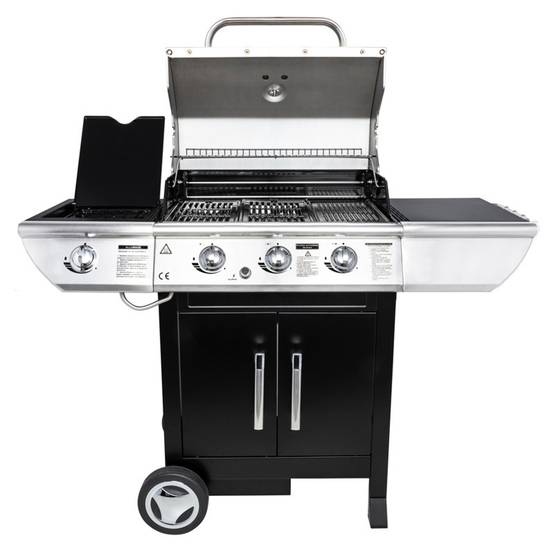 Somagic - Barbecue au gaz BALTIMORE - 3 brûleurs 10,5kW + réchaud - SOMAGIC - Image 5