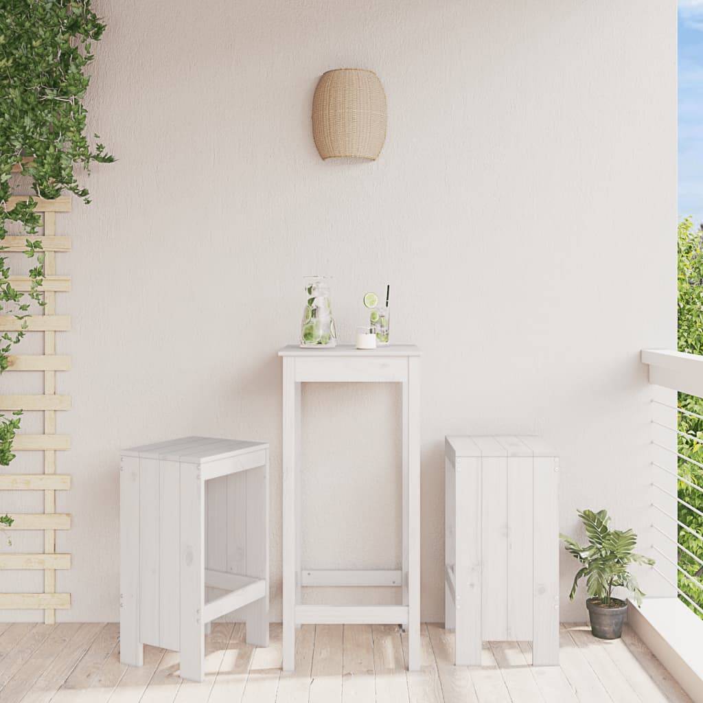 Prolenta Premium - Chaises de jardin bois blanc 40 x 36 x 75 cm - Prolenta premium p368.0 - Image 2