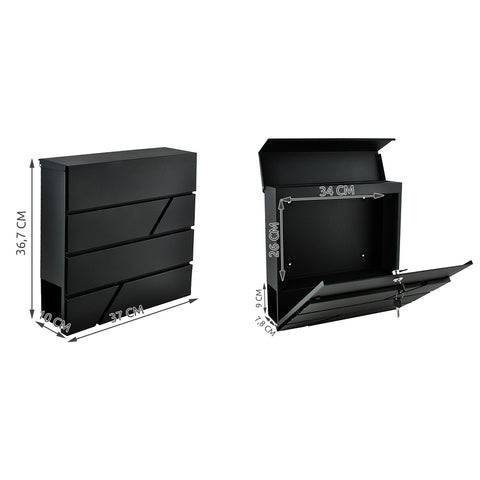 Entrepotbrico - Boîte aux lettres S6238 - anthracite - Image 3