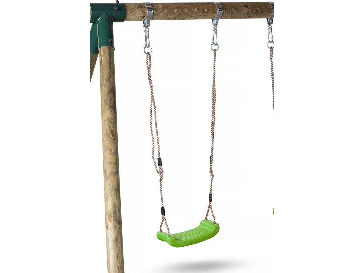 Portique Bois "eden" - Avec 2 Balançoires. -habitat Et Jardin - Image 4