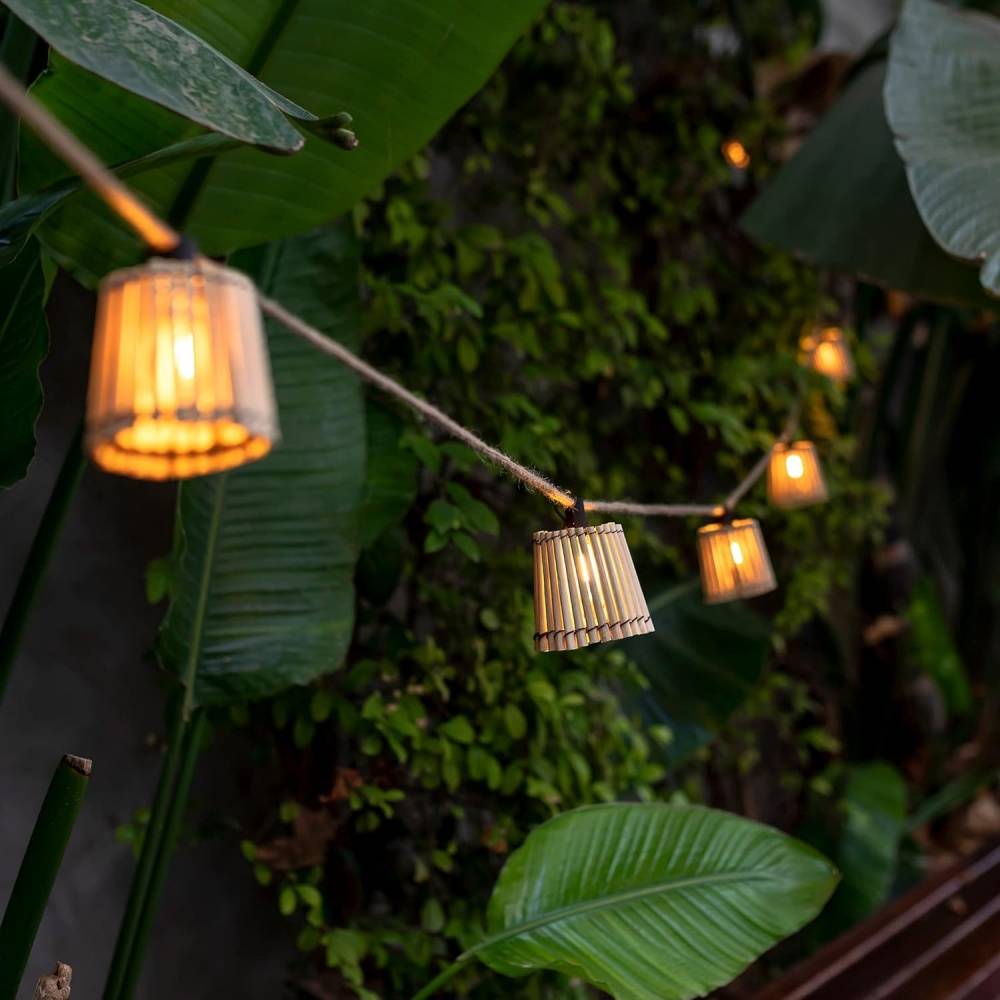 Lot De 2 Lanternes Solaires De Rechange 30 LED Jaune Chaud 7 Cm - Pièce Pour Lampes Extérieures Jardin Et Terrasse