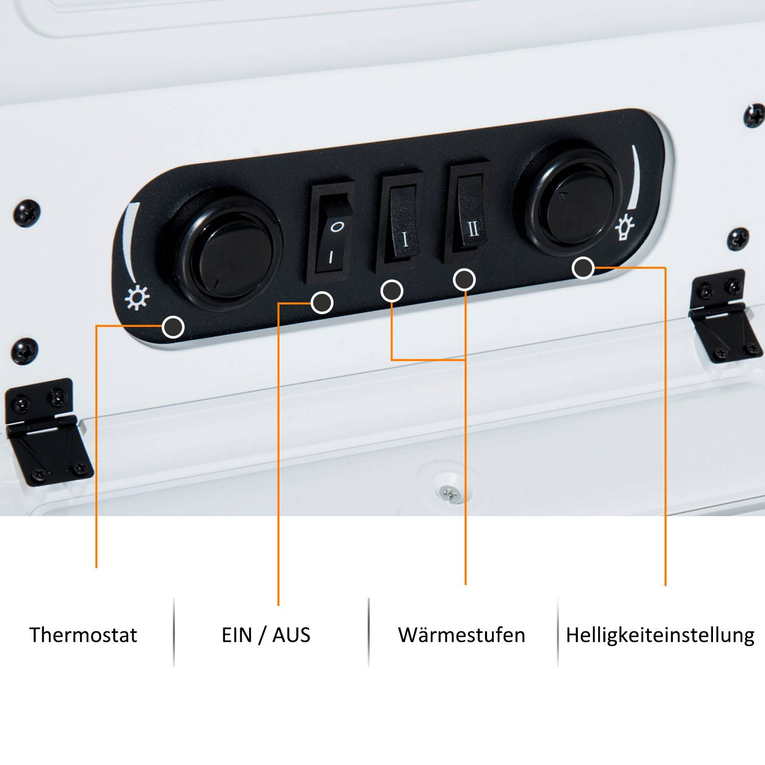 Sans Marque - Cheminée électrique,Cheminée LED 950/1850W anti-surchauffe blanc - Image 7