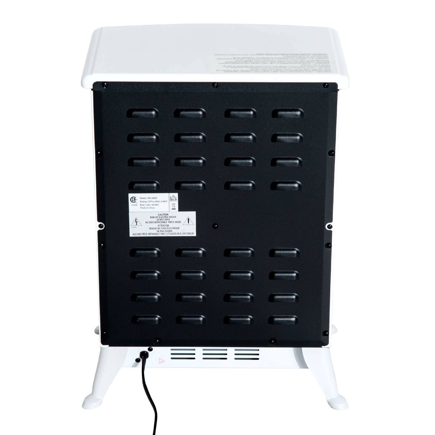 Sans Marque - Cheminée électrique,Cheminée LED 950/1850W anti-surchauffe blanc - Image 9