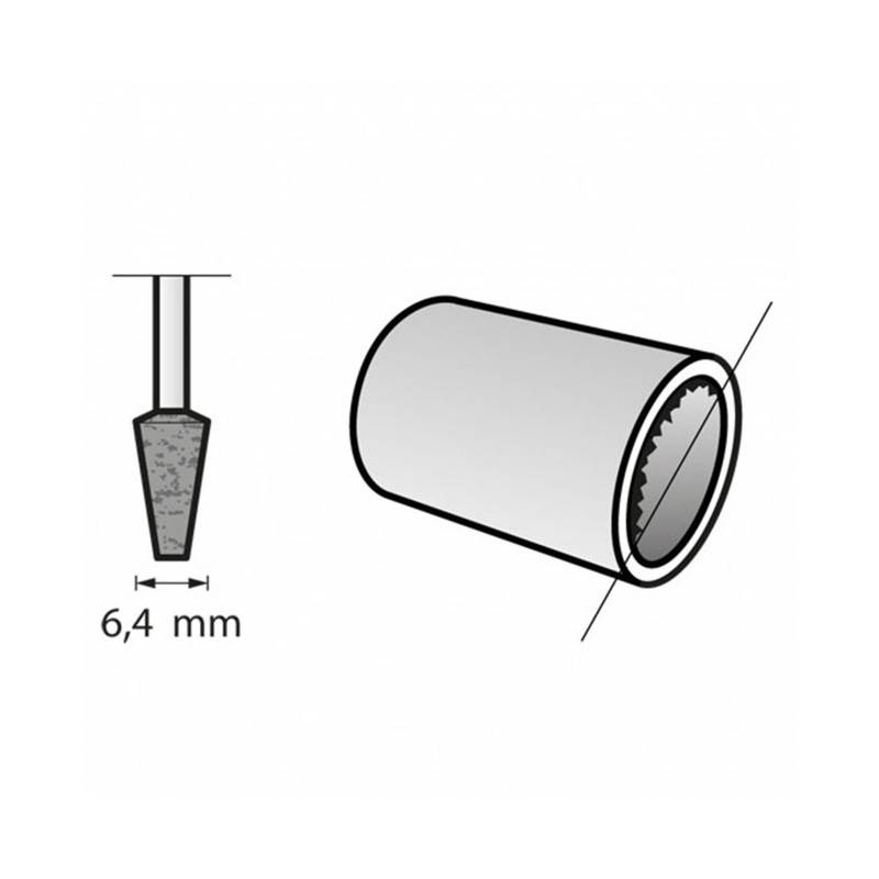 Meule à rectifier en oxyde d'aluminium 6,4mm DREMEL (x3) - Image 2