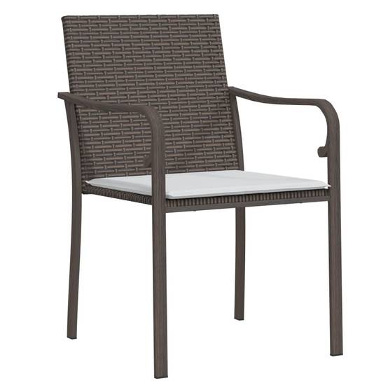 ComfortXL - Set bistrot de jardin 2 personnes résine tressée table verre balcon Marron – ComfortXL Outdoor Living - Image 5