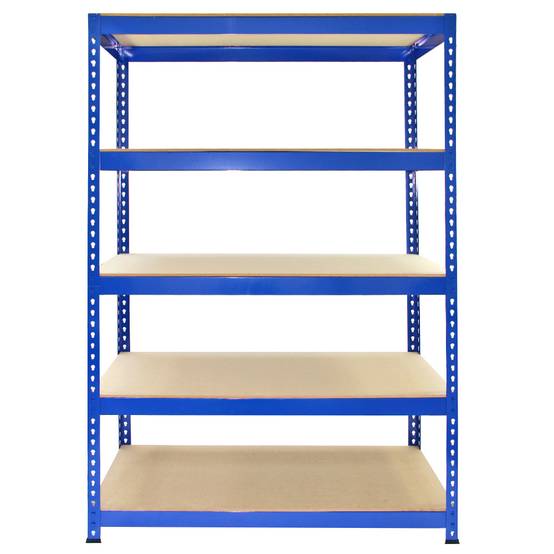 Monstershop - 2 x Rayonnages T-Rax Bleu en Métal 75 x 150 x 30 cm - Image 2