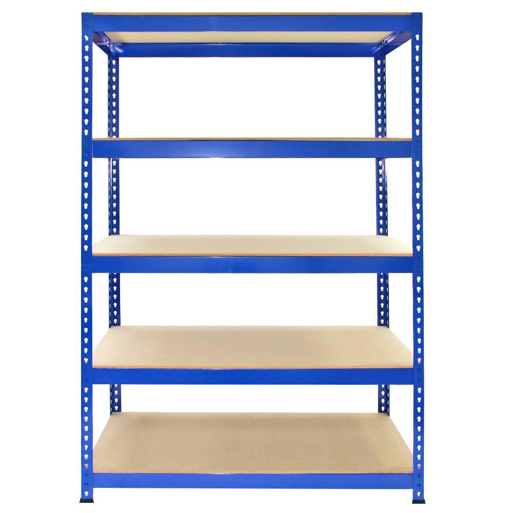 Monstershop - 2 x Rayonnages T-Rax Bleu en Métal 75 x 150 x 30 cm - Image 2