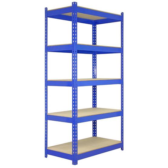 Monstershop - 2 x Rayonnages T-Rax Bleu en Métal 75 x 150 x 30 cm - Image 3