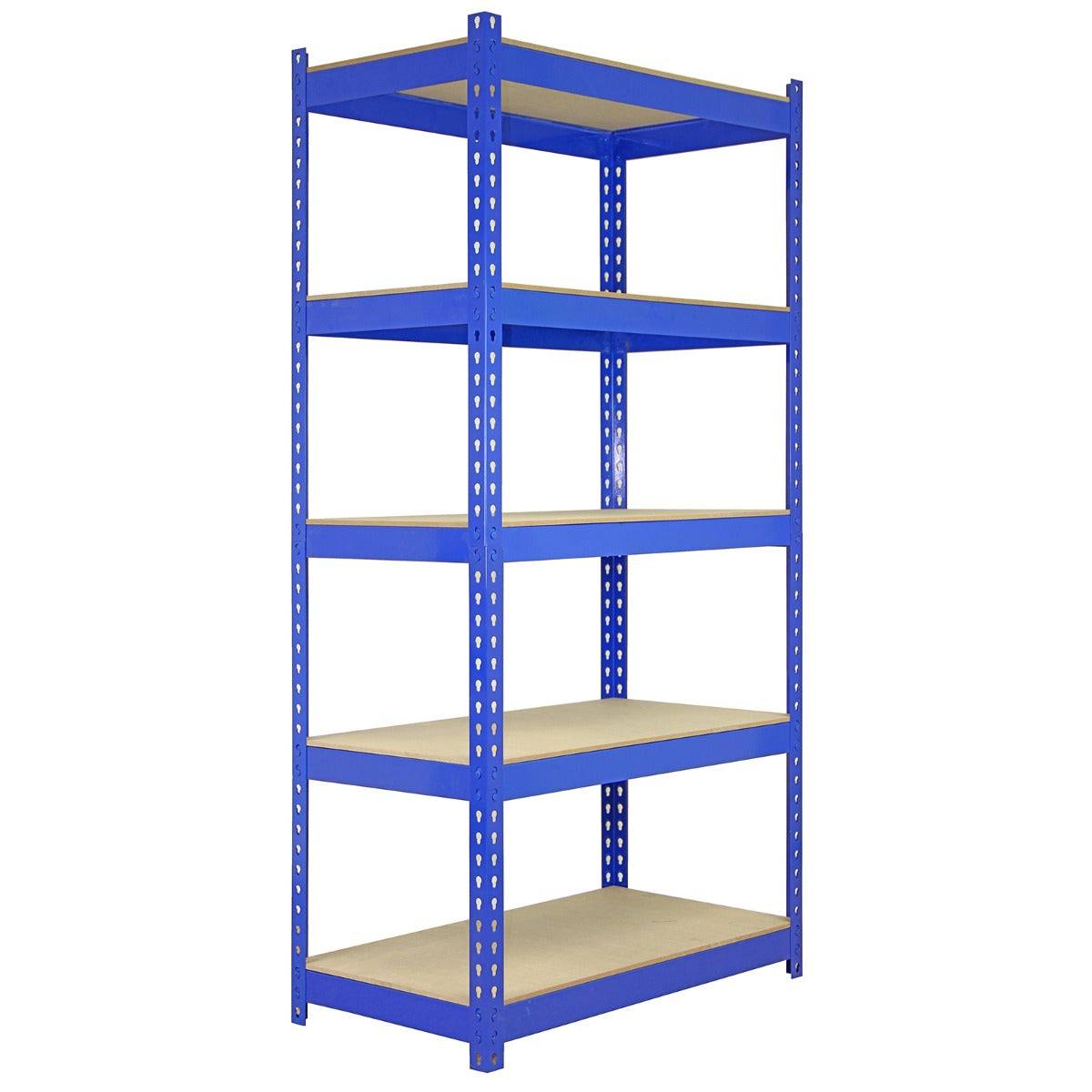 Monstershop - 2 x Rayonnages T-Rax Bleu en Métal 75 x 150 x 30 cm - Image 3