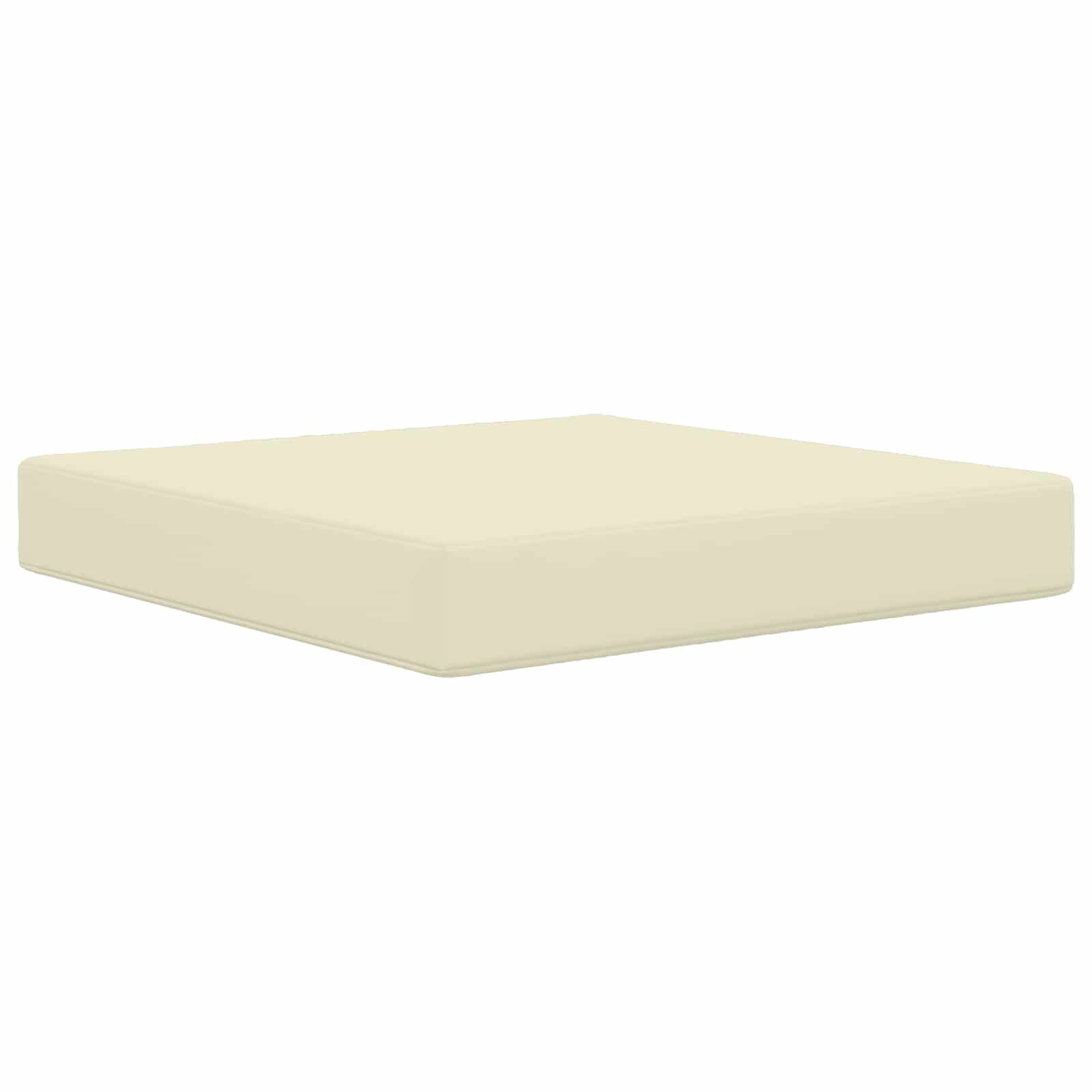Lot de 3 coussins de canapé polyester crème 60 x 60 x 8 cm, poids:3.74kg - PANGIVO - Image 4