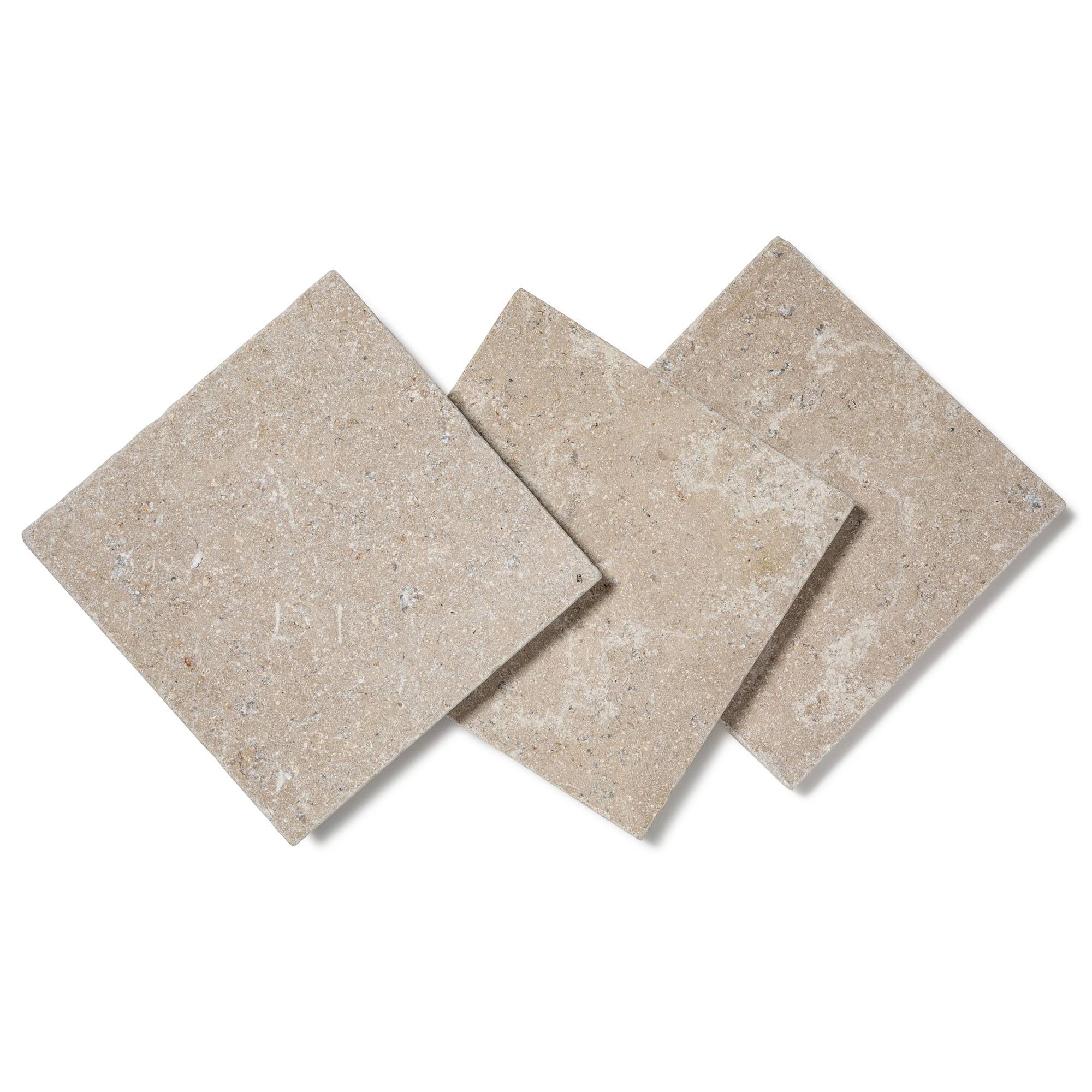 Pavé Pierre d'Egypte Beige 20x20x2 cm (vendu au m² - 25 pavés/m²) - RO'MA NATURE - Image 6